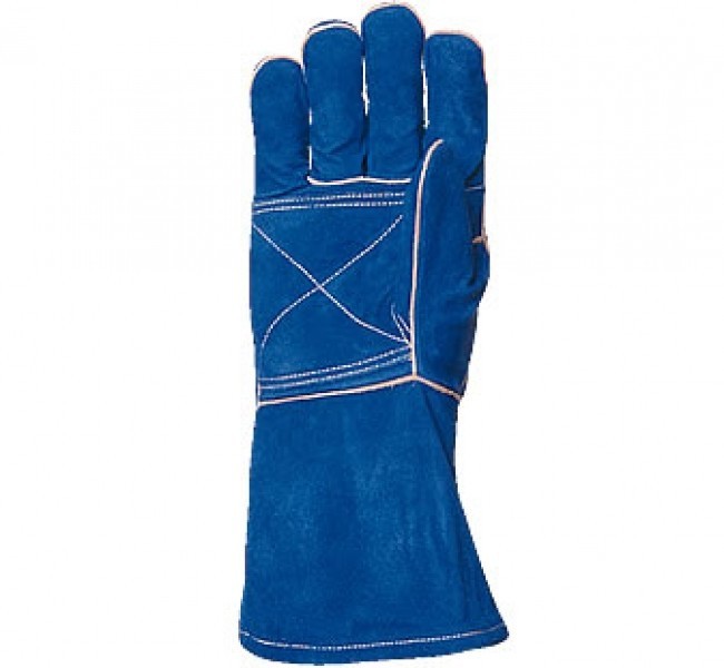 Работни ръкавици за заварчици и леяри от телешка кожаКод: 28092
